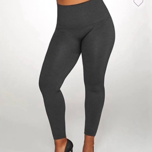 SPANX Look at me now gray size 2X seamless classy ankle tummy control le…‎ - Picture 1 of 6